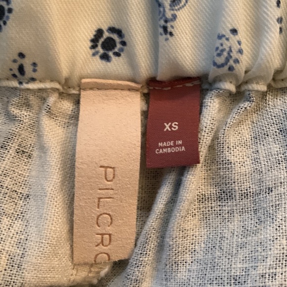 Anthropologie Pilcro (The Cottage) Draw String- Large Side Front and Back Pocket - Picture 7 of 10